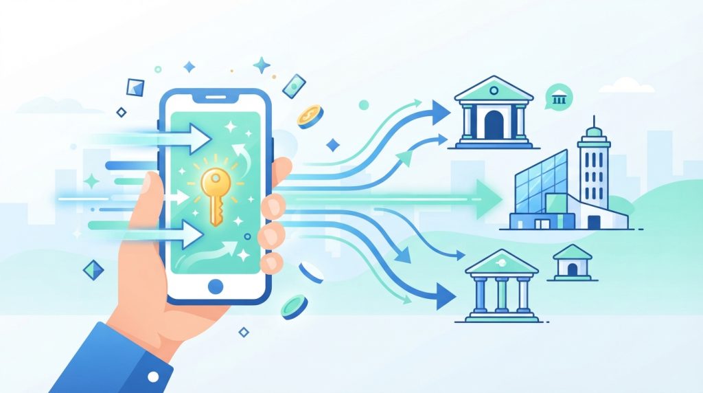 Pagos moviles instantaneos en Colombia con Bre-B: transferencias entre bancos con una llave